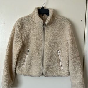 Beige Teddy Jacket.